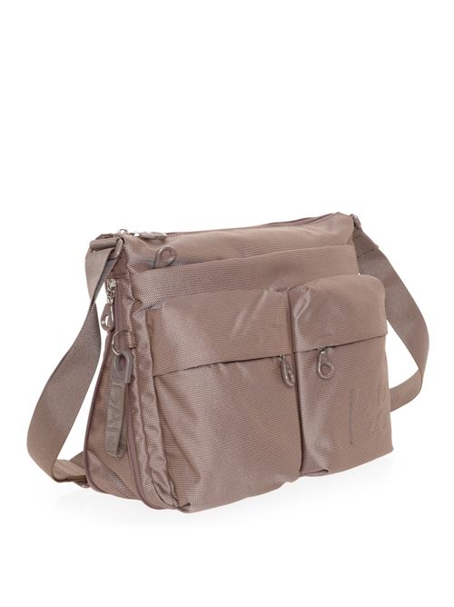 MANDARINA DUCKborsa a tracolla con espandibile taupe MANDARINA DUCK | P10QMTX6TAUPE